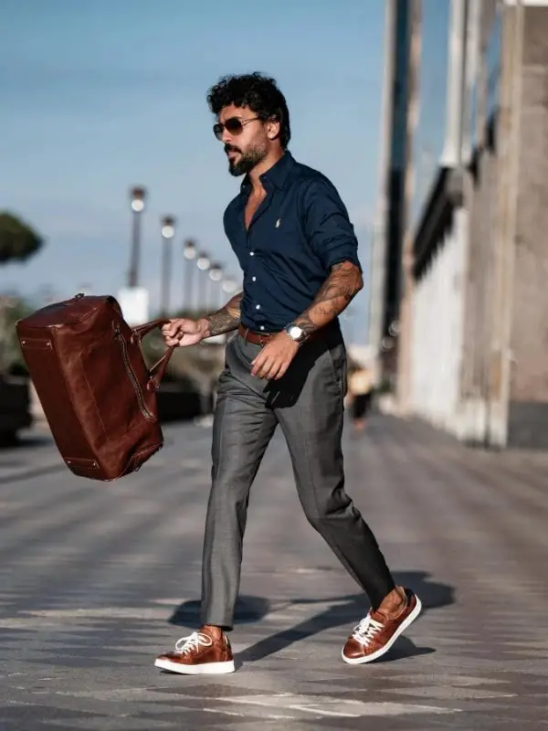 Blue Shirt Combination Pants Ideas  Blue Shirt Matching Pants  TiptopGents