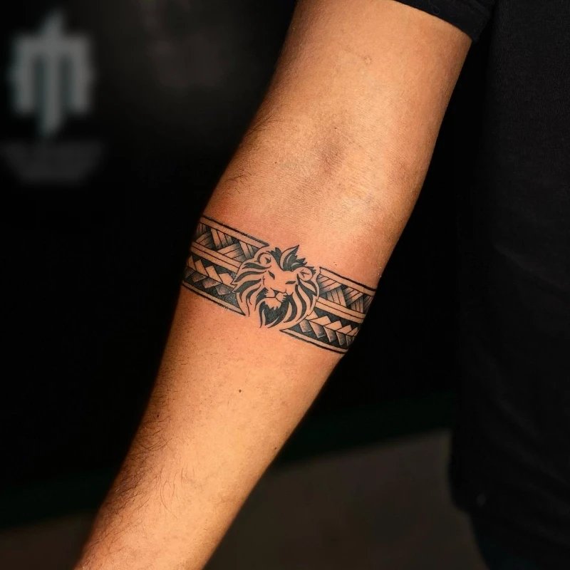 Tattoo uploaded by Vipul Chaudhary  lion tattoo Lion band tattoo design band  Tattoo for boys Boys tattoo design Lion tattoo on hand  Tattoodo