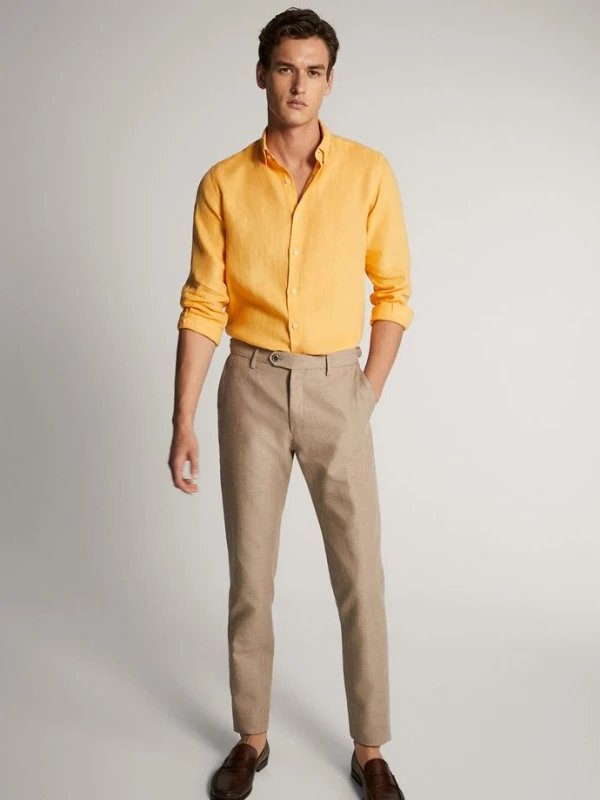 Mens Yellow Pants Outfits35 Best Ways to Wear Yellow Pants