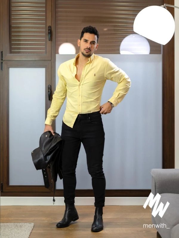 Yellow Shirt Matching Pant Ideas | Yellow Shirts Combination Pants ...