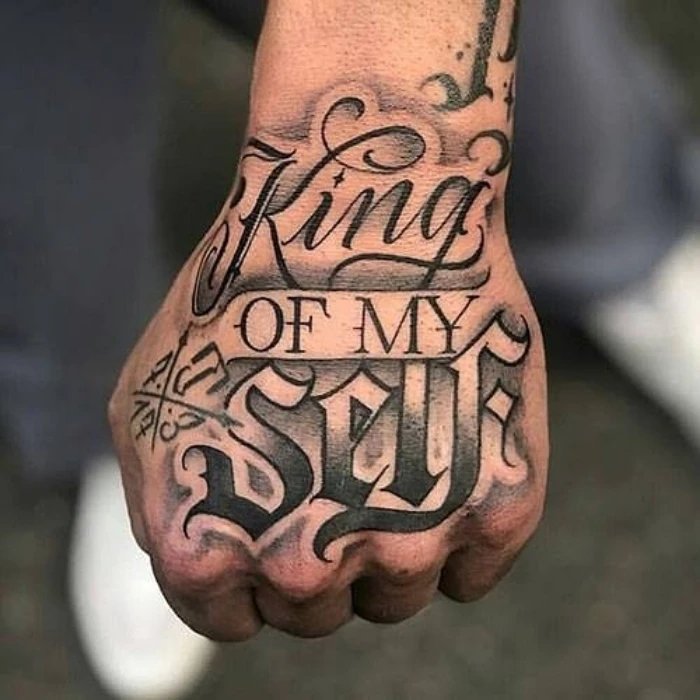 Back Palm Hand Tattoo Ideas For Men