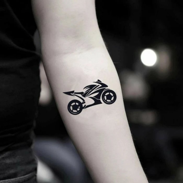 Bike Forearms Tattoo Designs