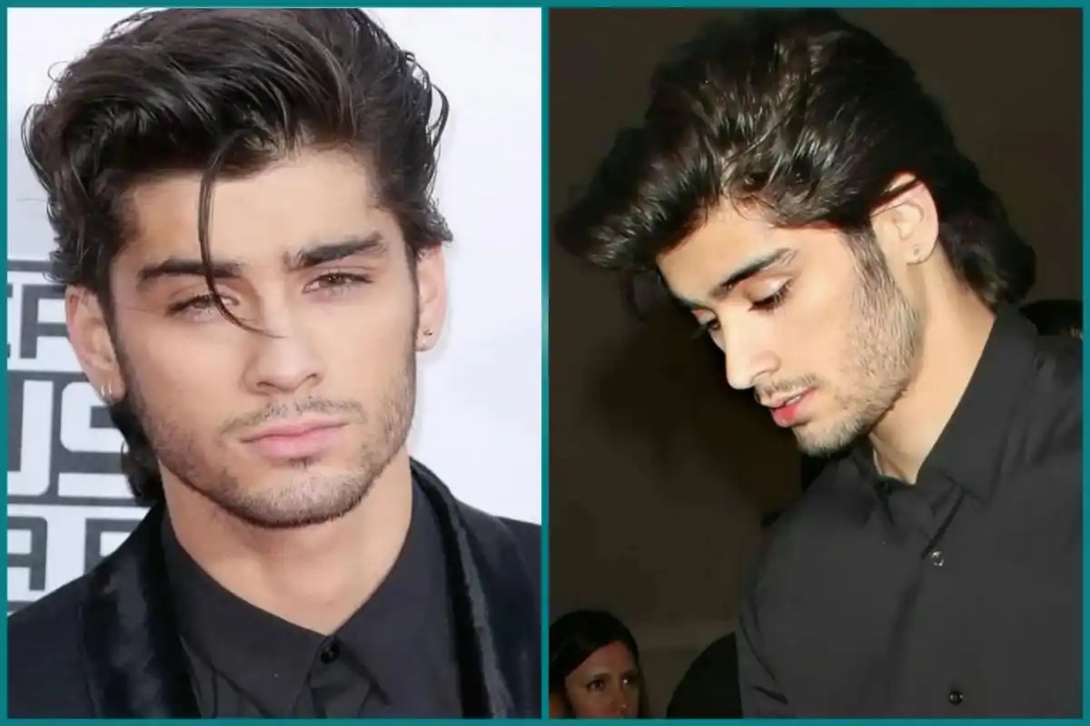 Slick Back zayn malik haircut