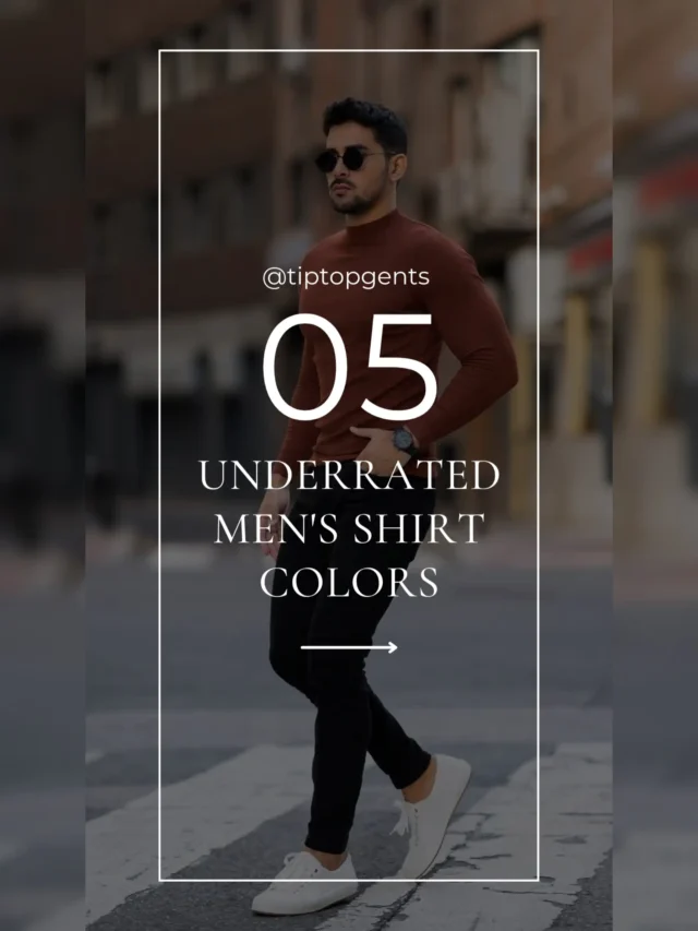 5 men’s  underrated shirt colors