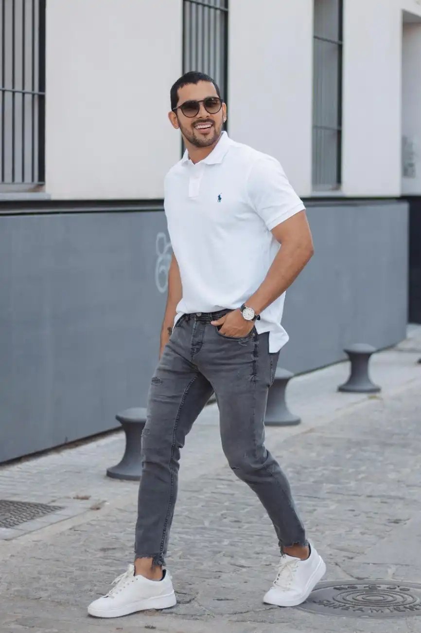 Faded Black Jeans Outfit Mens | Faded Black Jeans Combination - TiptopGents