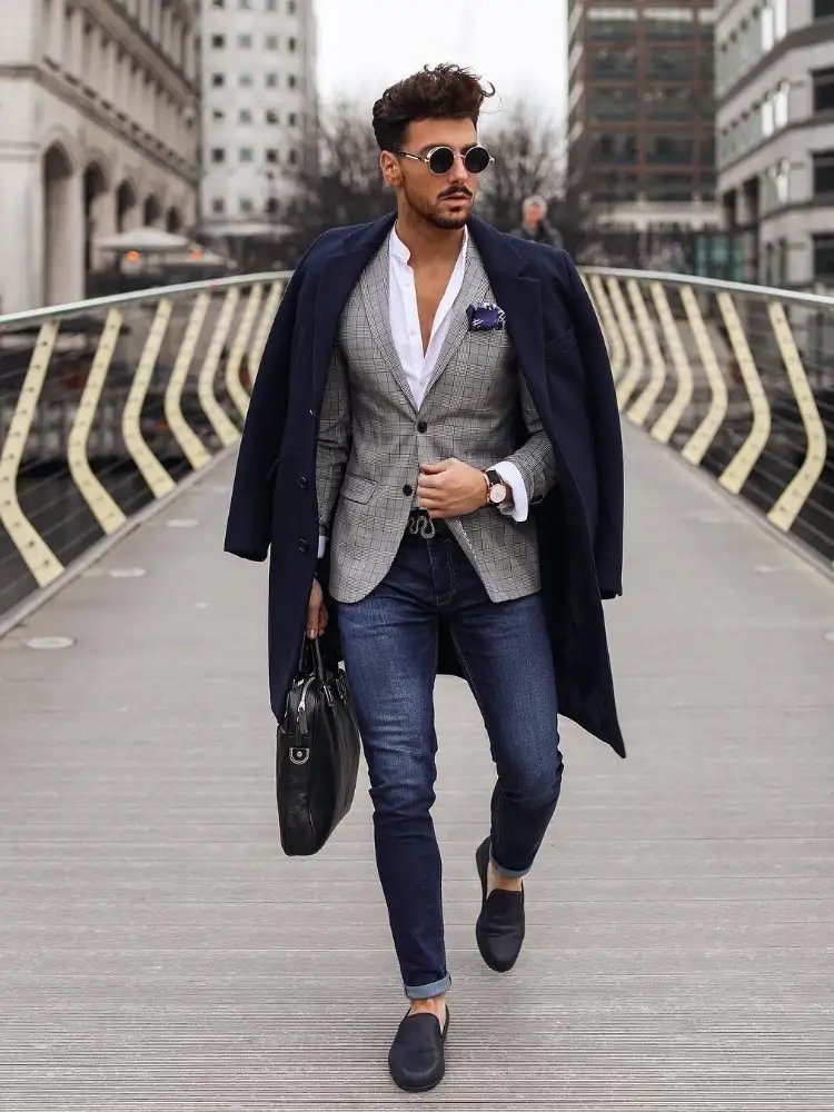 Classy Grey Blazer Outfit Ideas for Men | Grey Blazer Combination -  TiptopGents