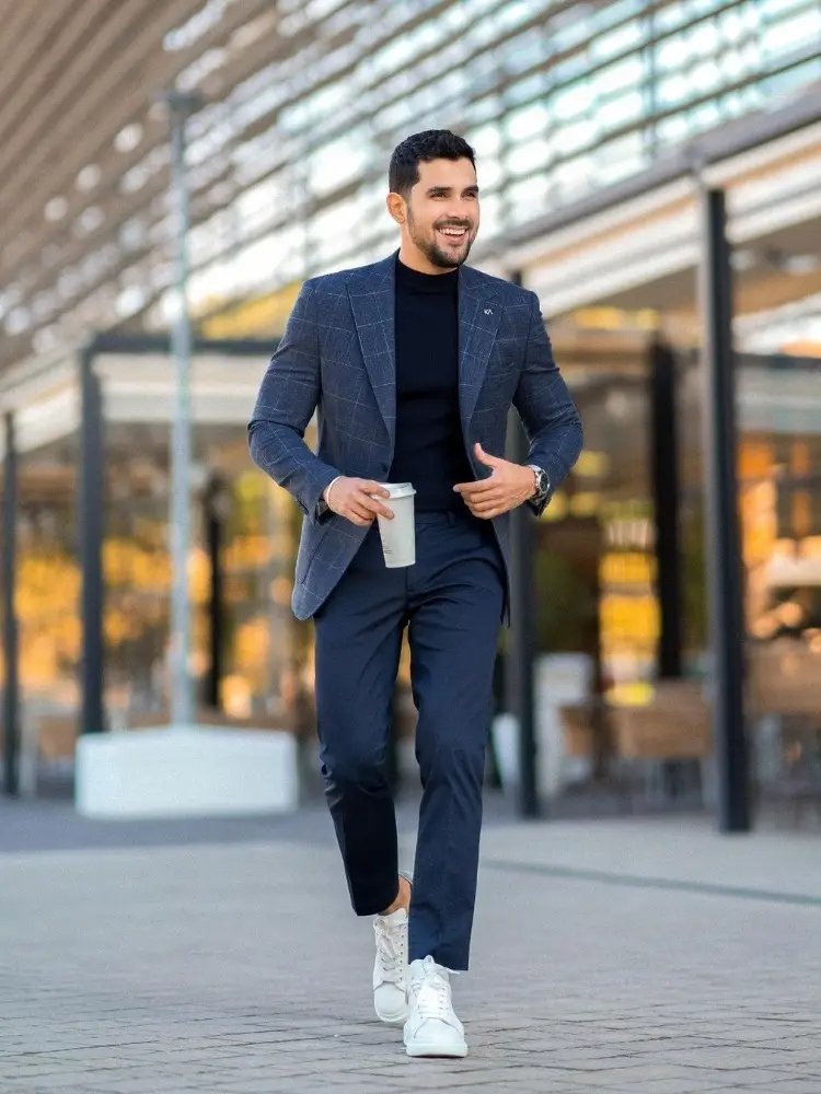 Navy Blue Blazer Matching Shirt and Pant | Navy-Blue Blazers Combination  Men - TiptopGents