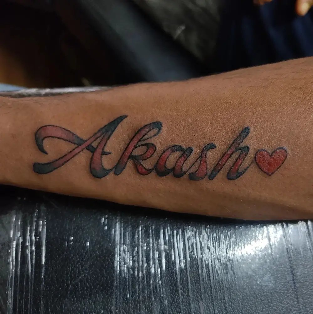 Details 90 about akash name tattoos designs on hand super hot   indaotaonec