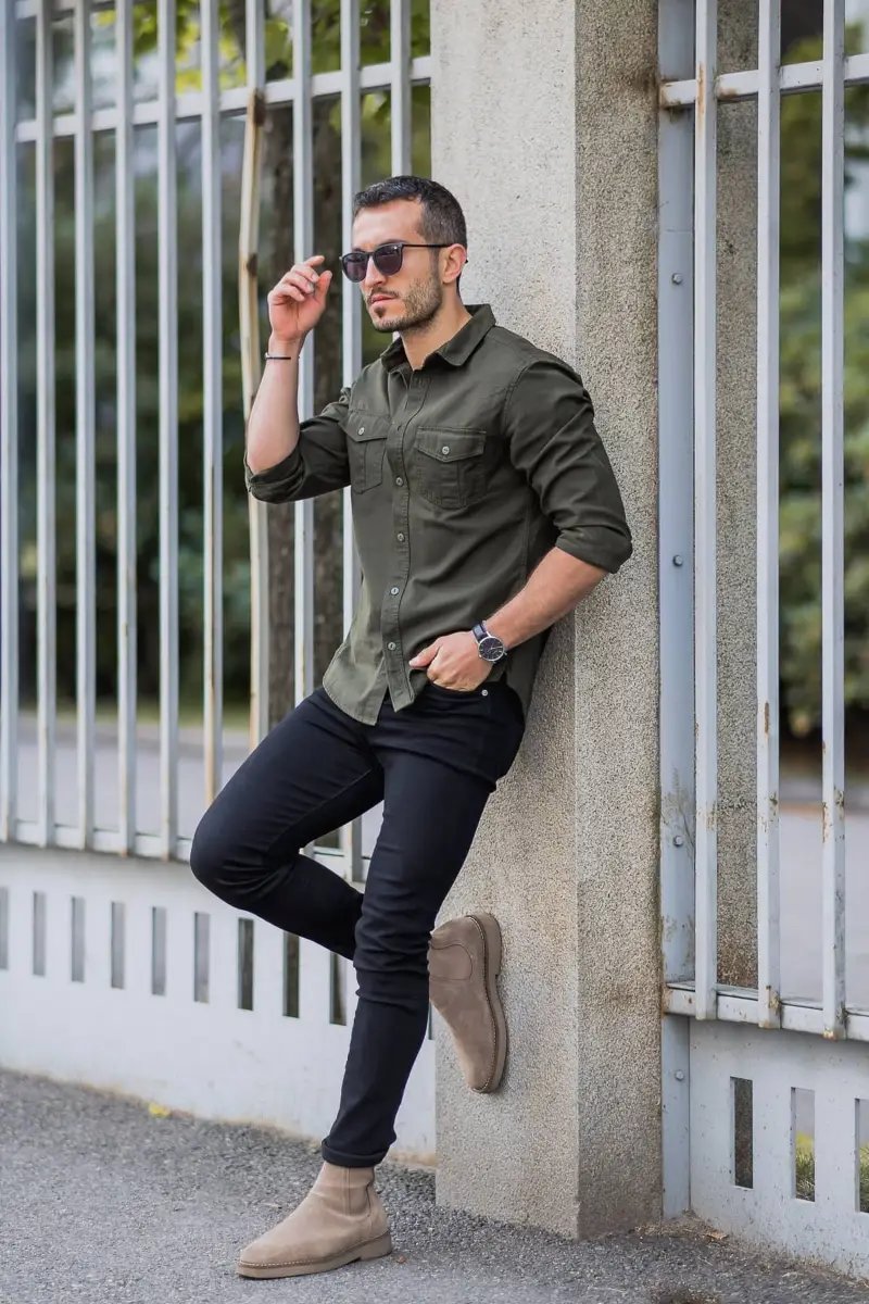 15 Best Green Shirt Matching Pants Ideas | Green Shirt Outfit Men. -  TiptopGents