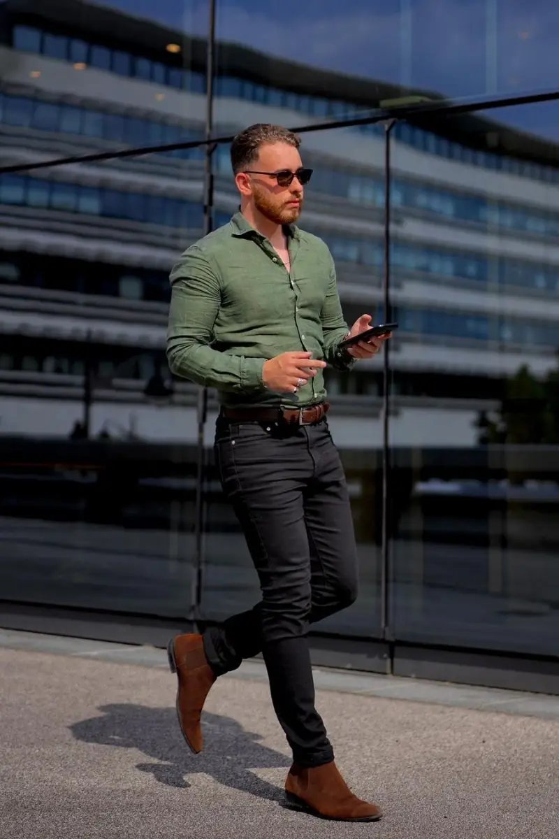 Blue Pants with Green Shirt Summer Outfits For Men 30 ideas  outfits   Lookastic