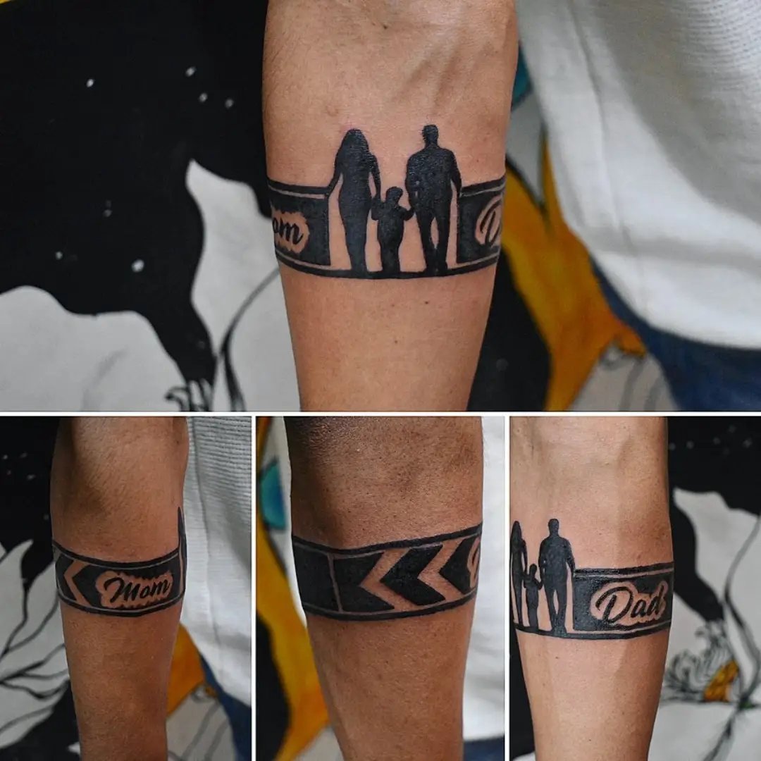 Armband Mom Dad Tattoo