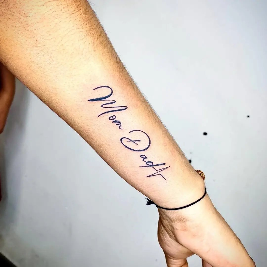 Creative Ink Tattoos on Instagram Mom  Dad momdadtattoo sleevetattoo  tattoo punjabi batala