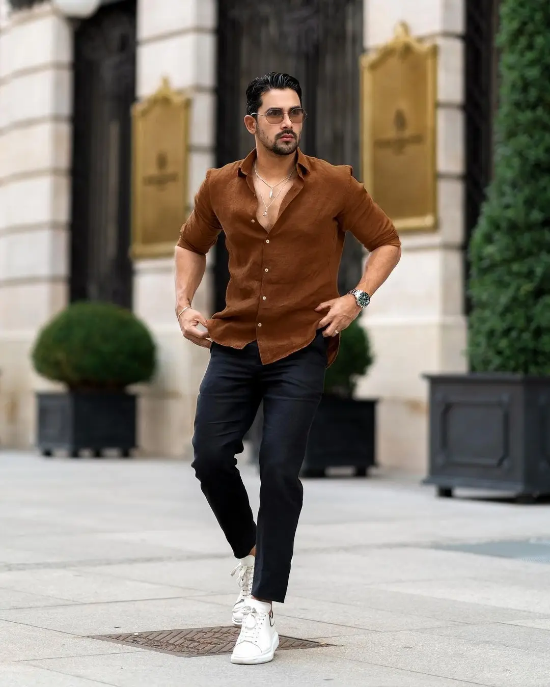 Brown Shirt Matching Pants | Brown Shirts Combination Pant Ideas ...