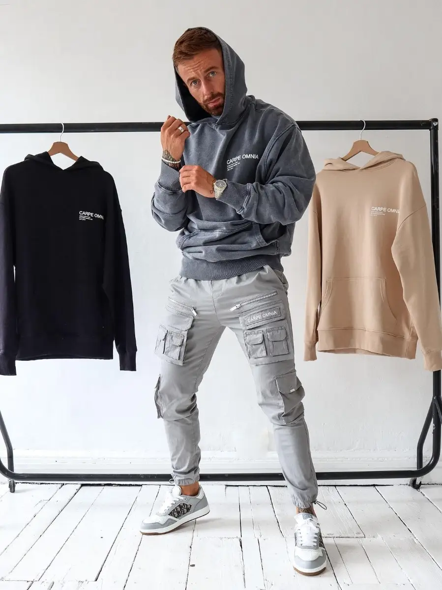 Cargo Pants with Hoodie