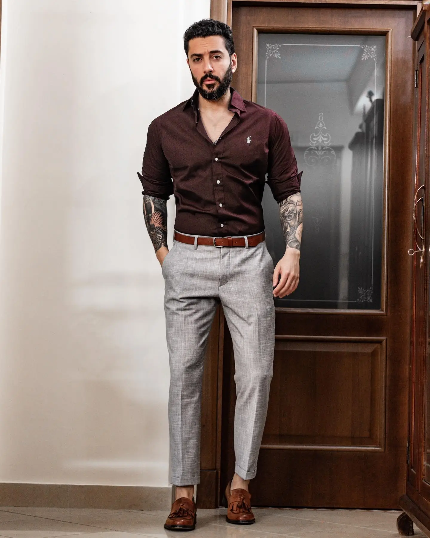 Grey Pants Brown Shoes How To Master This Outfit Men