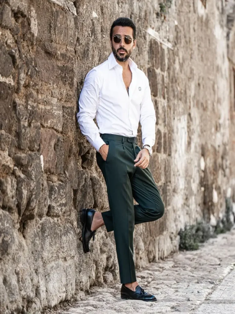 Green Pants Matching Shirt Ideas | Green Pant Combination Shirts ...