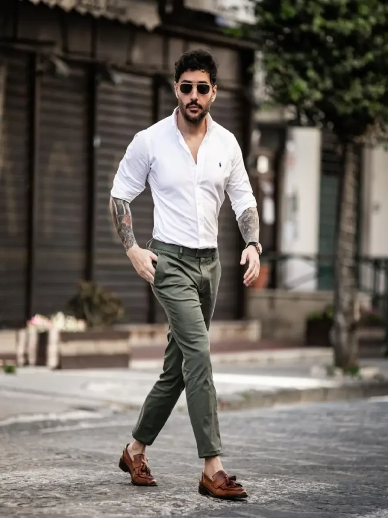 Light Green Trousers - Buy Light Green Trousers online in India