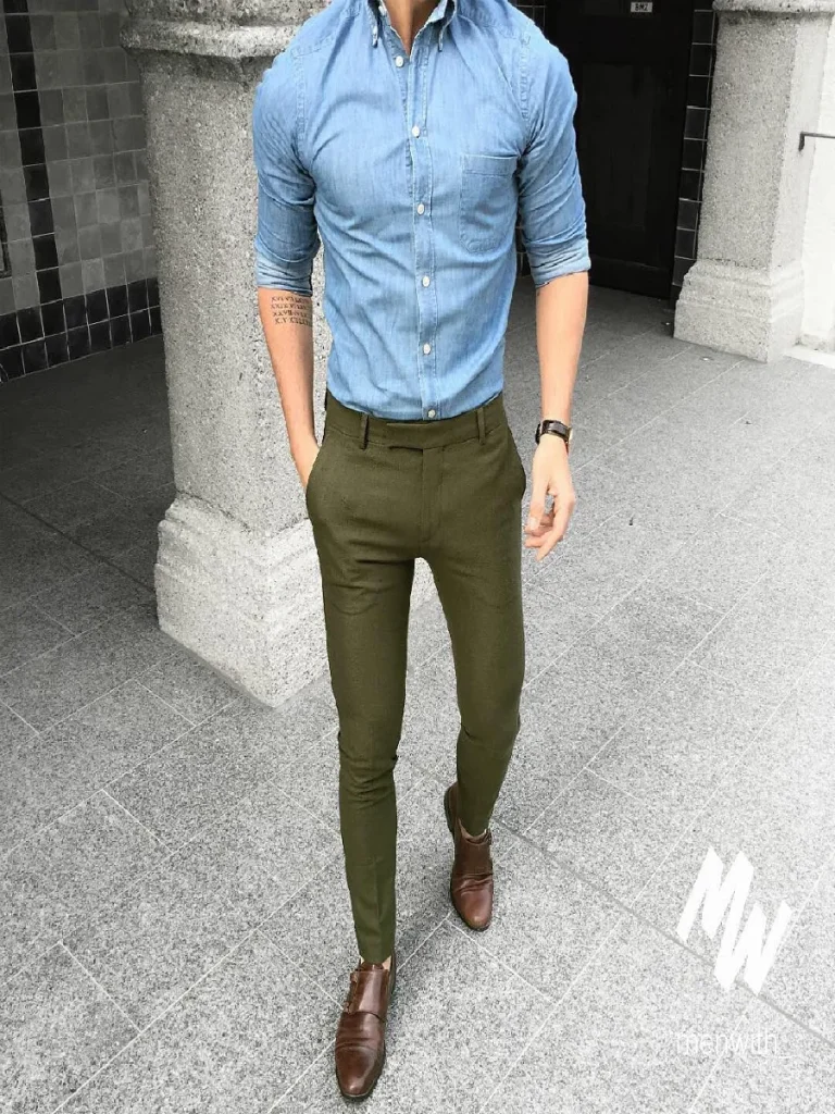 What Color Pants Go With An Olive Green Shirt Pics  Ready Sleek