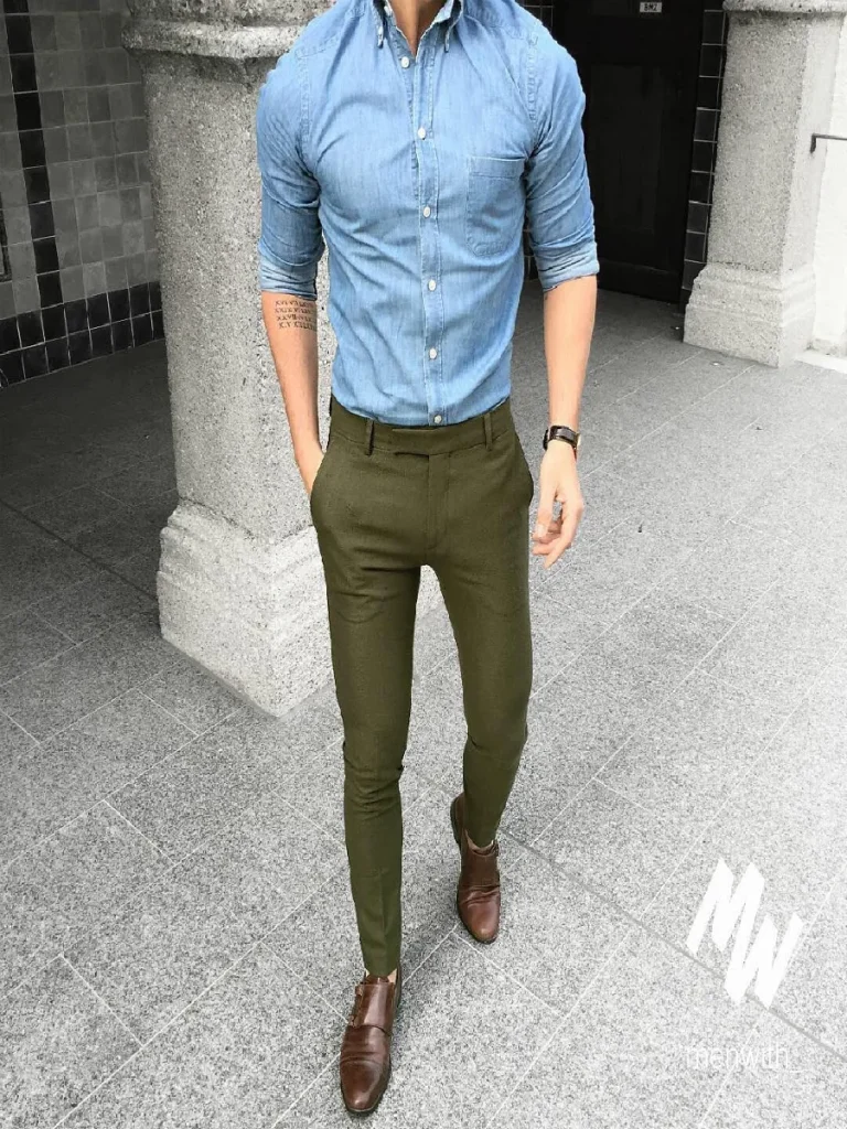 Green Pants Matching Shirt Ideas | Green Pant Combination Shirts ...