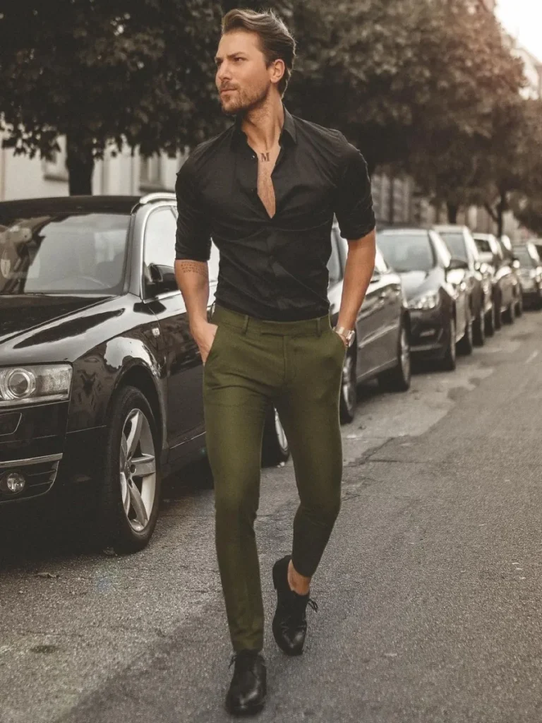 Green Pants Matching Shirt Ideas | Green Pant Combination Shirts ...