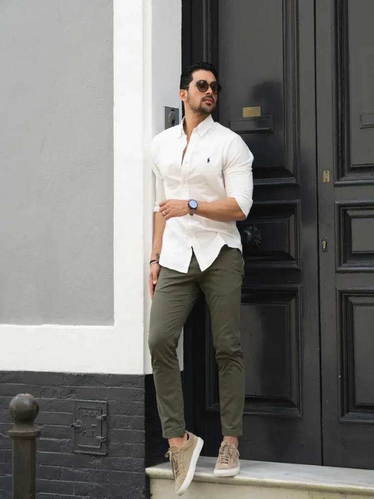 Green Pants Matching Shirt Ideas | Green Pant Combination Shirts ...