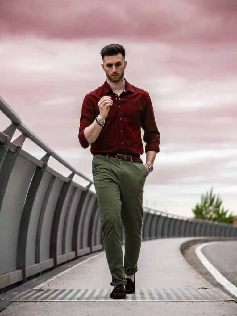 Dark Green Pants For Men, Men's Fashion, Bottoms, Jeans on Carousell