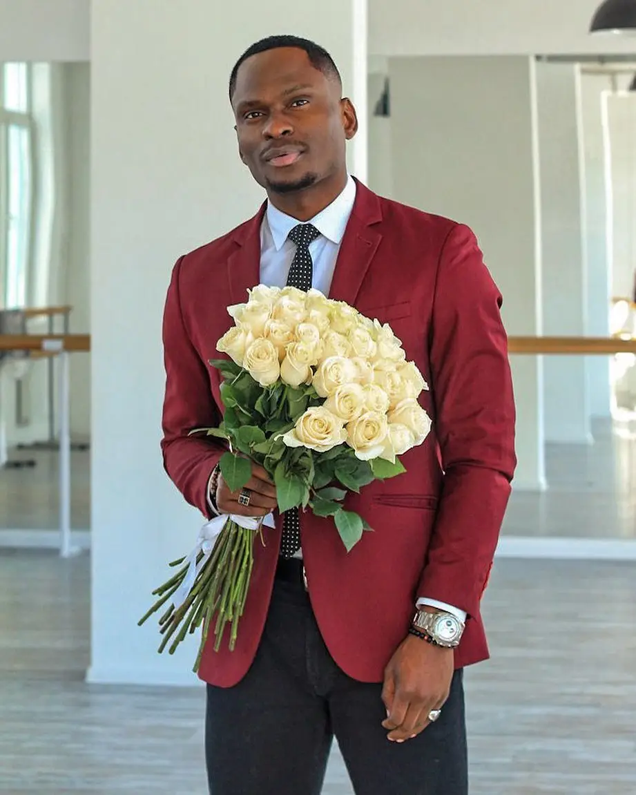 Maroon Blazer with White and Black 