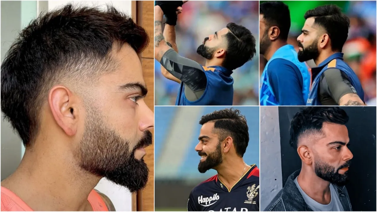 Virat Kohli | Virat Kohli New Hairstyle Ahead Of T20 World Cup | टी-20  वर्ल्ड कप से पहले विराट ने लुक बदला: टीम इंडिया के पूर्व कप्तान ने नया हेयर  कट कराया;