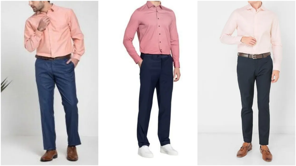 What Color Pants go With Peach shirt? | Peach Shirt Matching Pant ...