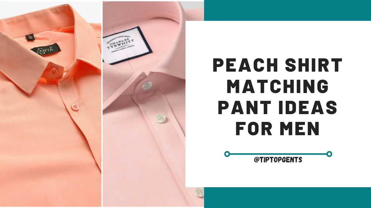 Peach shirt matching pant