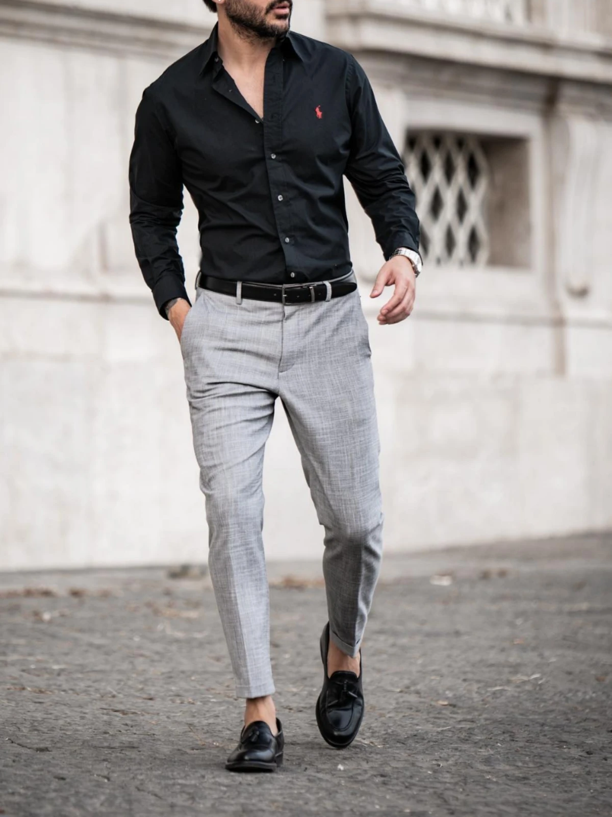 What Color Shirt Goes With Light Grey Pants| Light Gray Pants Matching ...