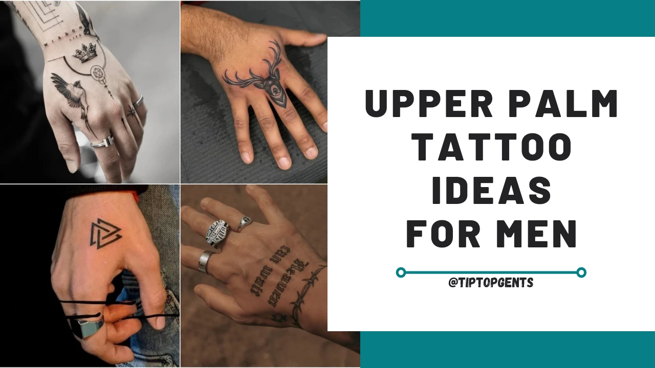 Upper palm or back of the hand tattoo ideas for men
