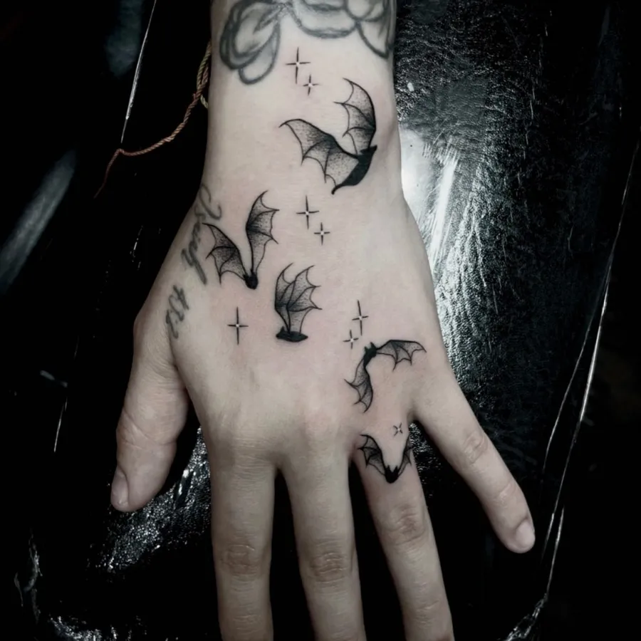 Back of the palm tattoo ideas for men