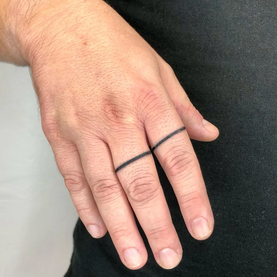 Finger Tattoo Designs for Men