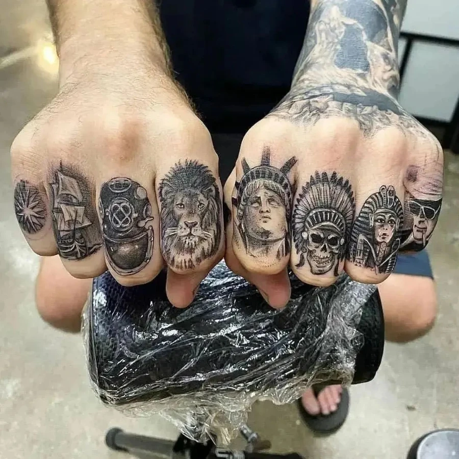 Finger tattoo ideas for men