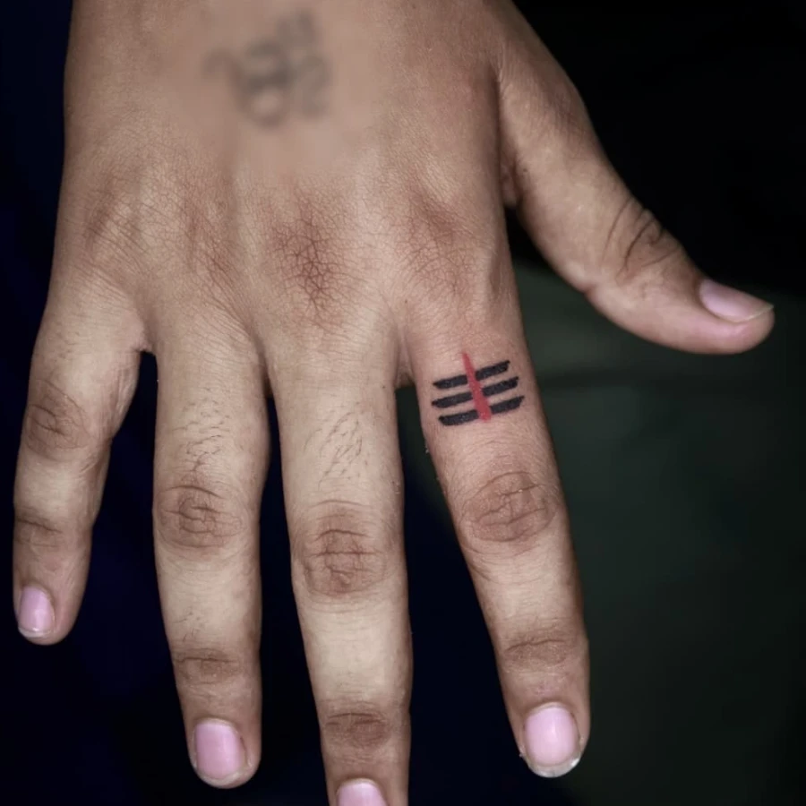 Finger Tattoo Designs for Men