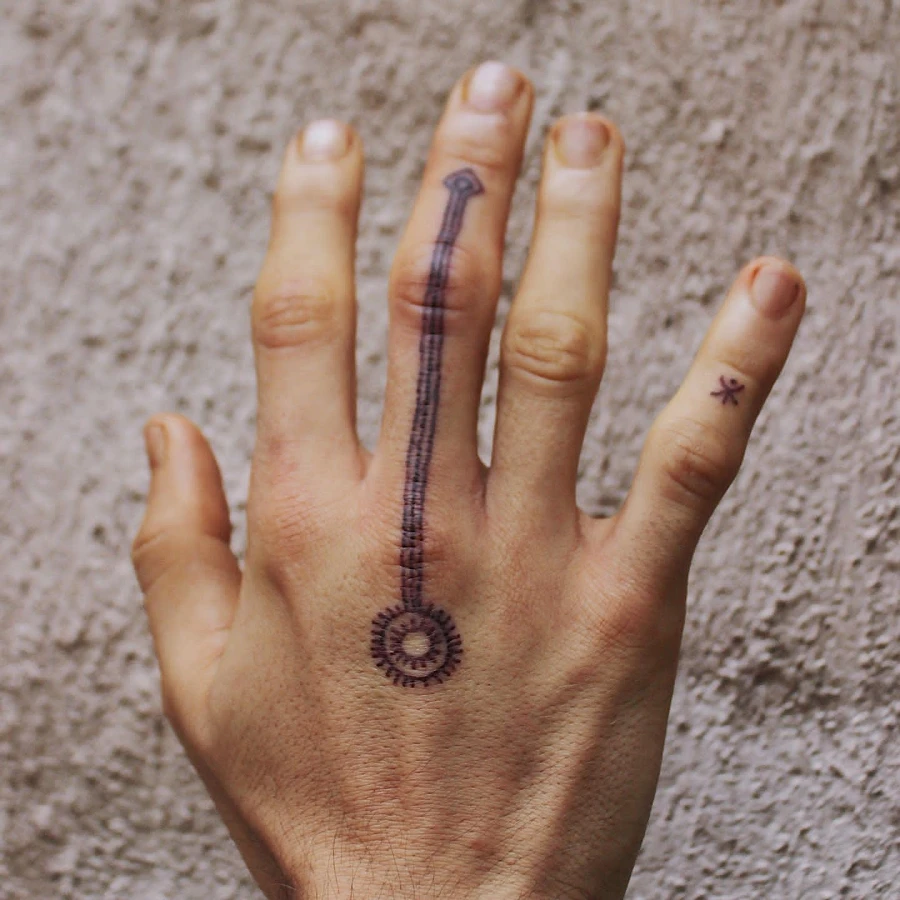 Finger tattoo ideas for men