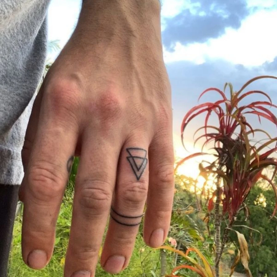 Finger Tattoo Designs for Men