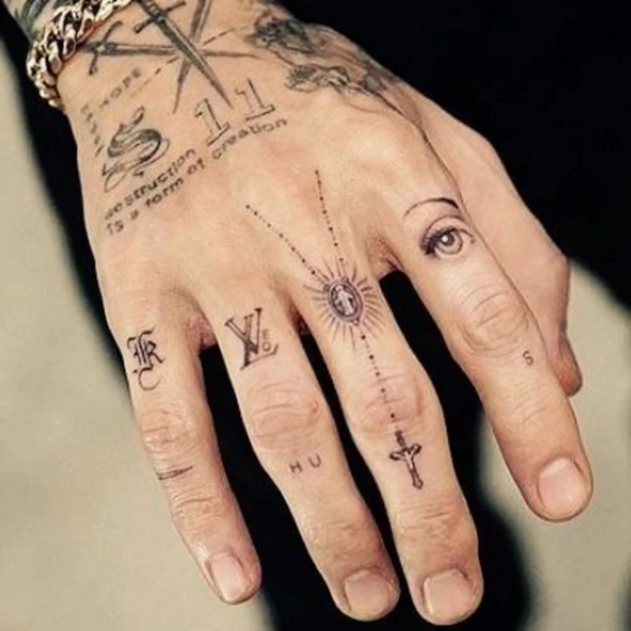 Finger tattoo ideas for men