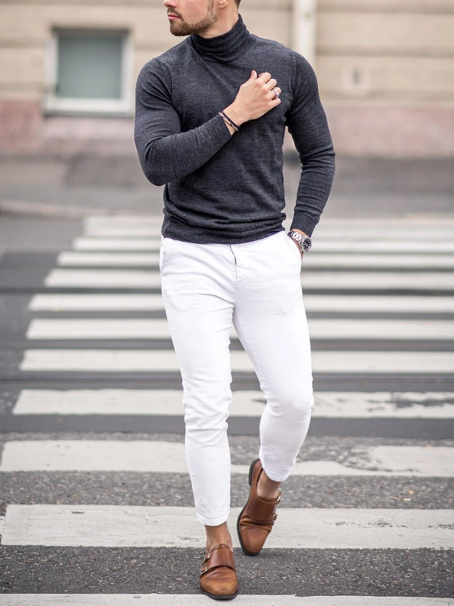 Trendy Turtleneck Outfits for Men: Elevate Your Style - TiptopGents