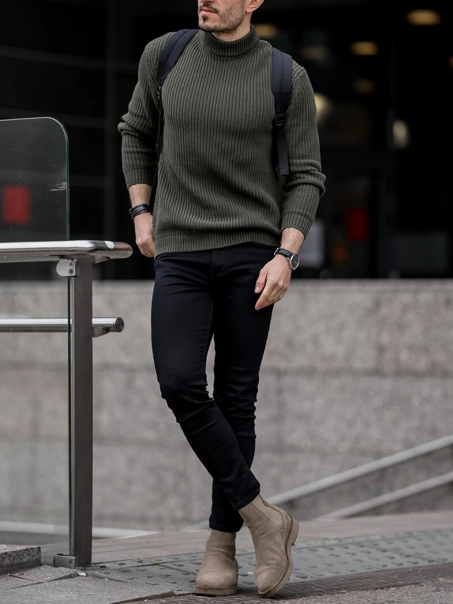 Turtleneck with Jeans