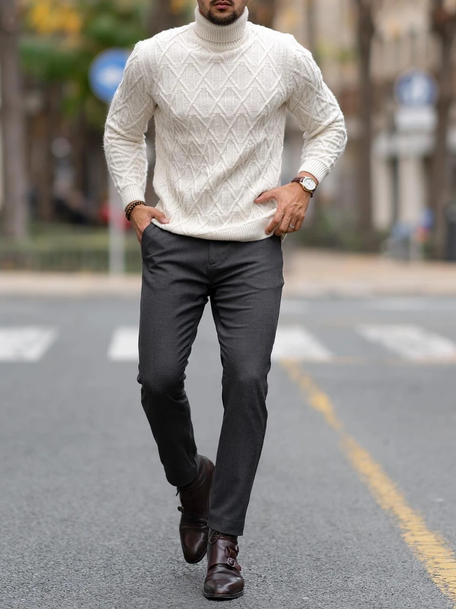 Turtleneck outfits for men