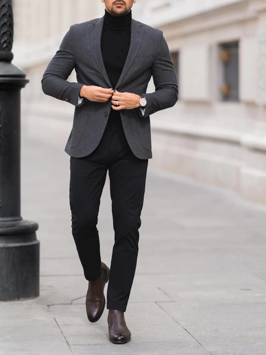 Trendy Turtleneck Outfits for Men: Elevate Your Style - TiptopGents