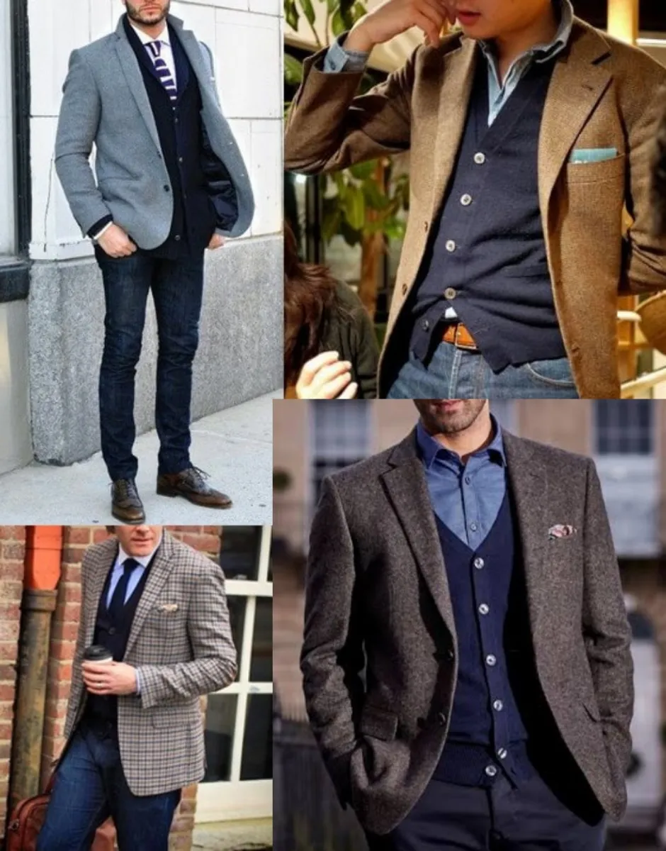 CARDiGAN as vests men outfit 