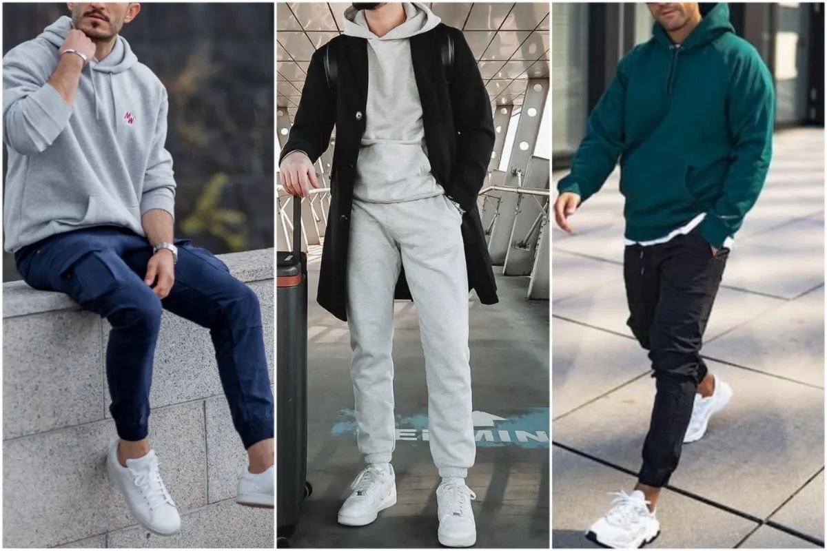 Hoodies with joggers Outfit men 