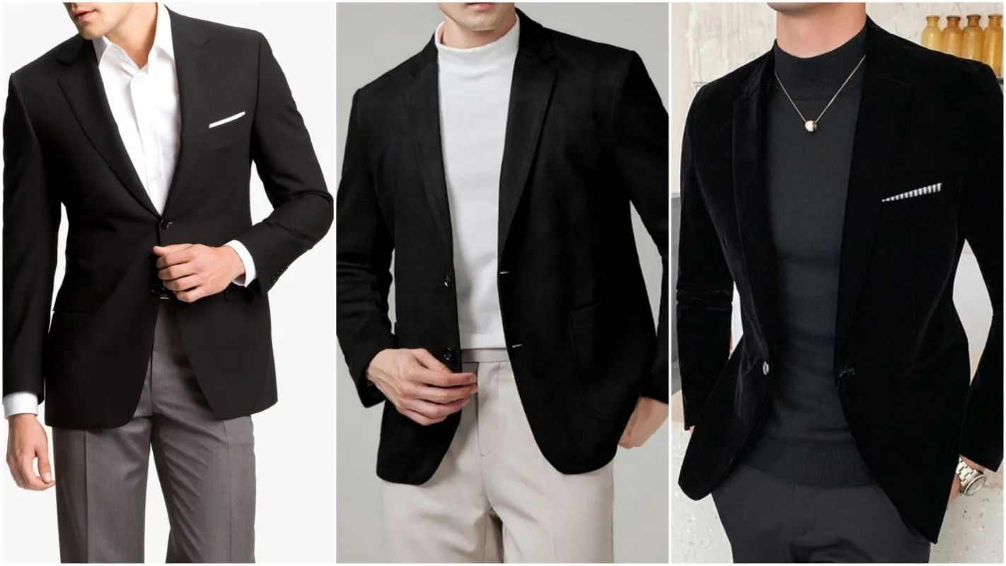 Black blazer men, attractive Blazer colour ideas 